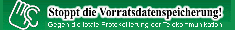 Stoppt die Vorratsdatenspeicherung!