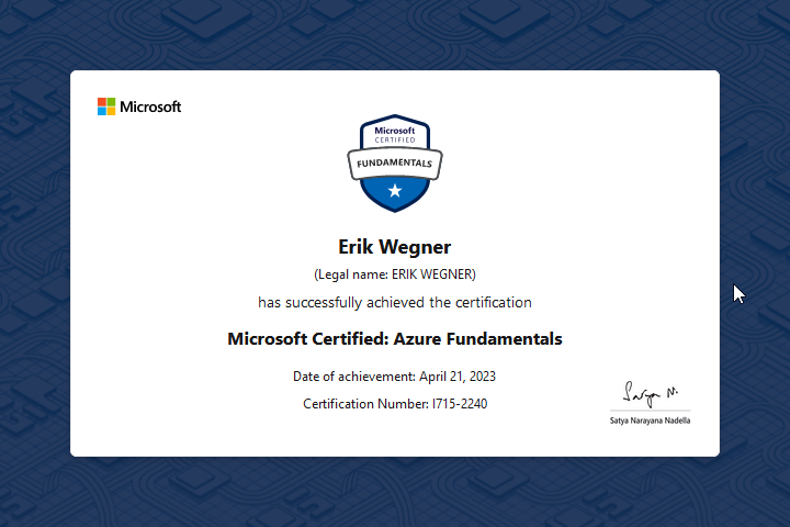 Microsoft Certified: Azure Fundamentals