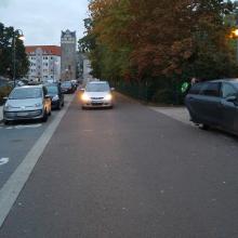 Platz für Fahrspuren - Die Fahrbahn